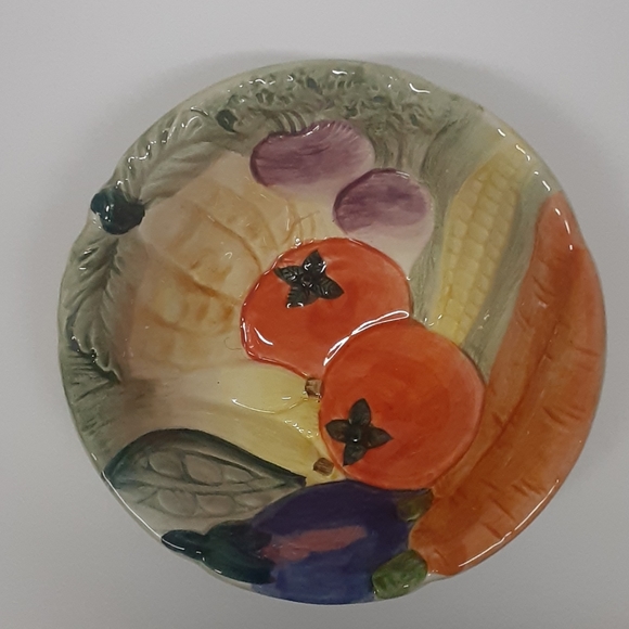 Vintage Fitz and Floyd Vegetable dip serving bowls - Picture 3 of 12